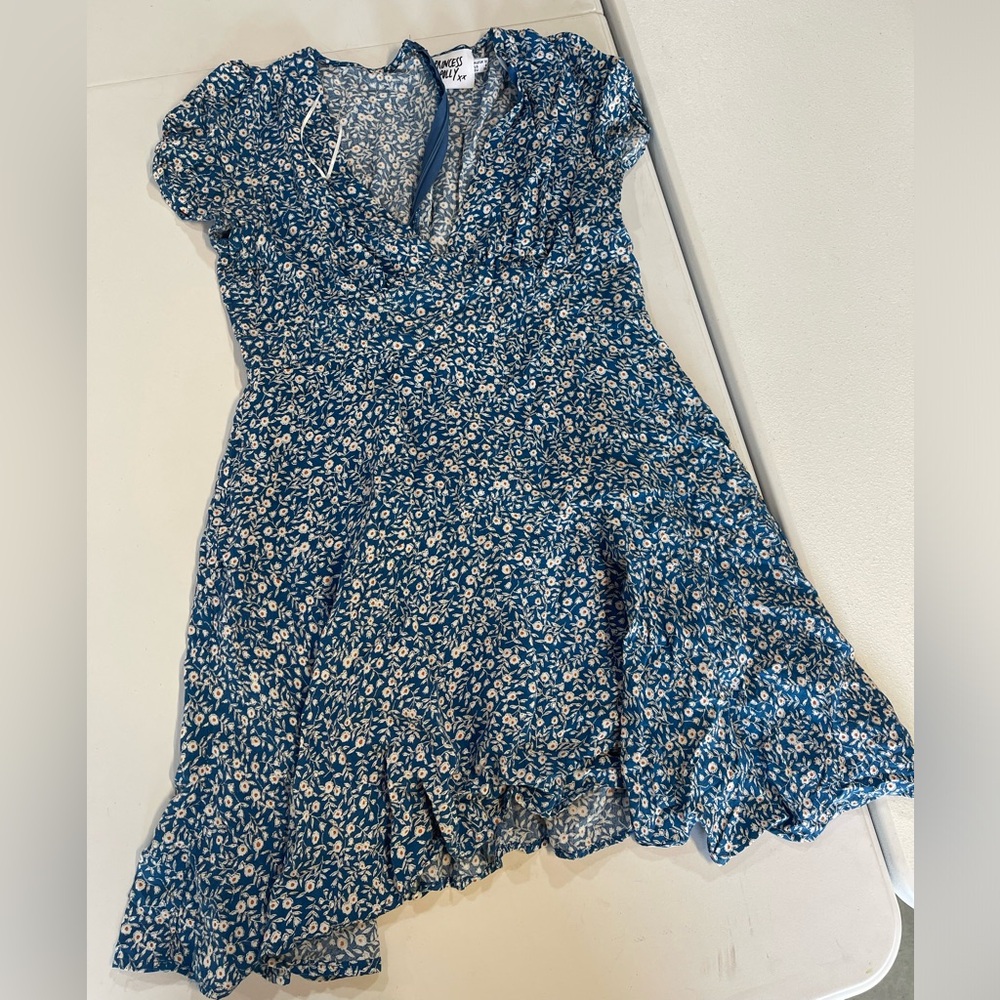 Princess Polly Floral Sting Mini Dress Size 6 Bin 315